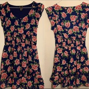 Feathers Floral Mini Dress